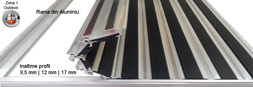 Stergator Aluminiu HD40xx Rubber